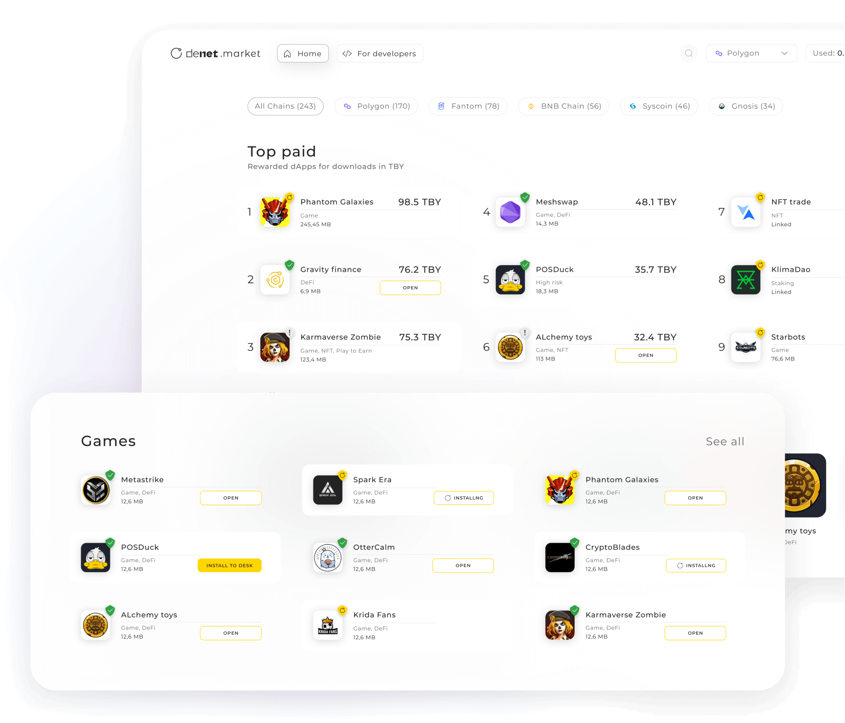 market frontend preview